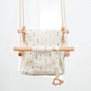 Cotton Canvas Baby Swing Chair Hanging Swing Indoor Outdoor Safety
